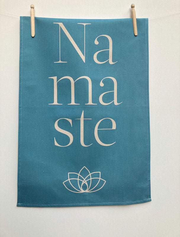 Namaste tea towel