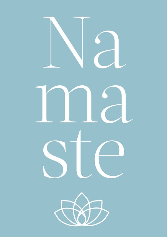 Namaste greetings card